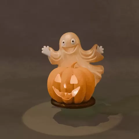 Pumpkin Candle Holder
