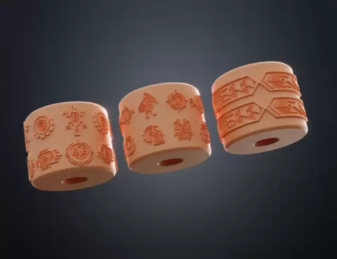 Texture Rollers Aztec middle Vol.4 (10-12)
