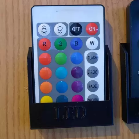 LED remote control holder