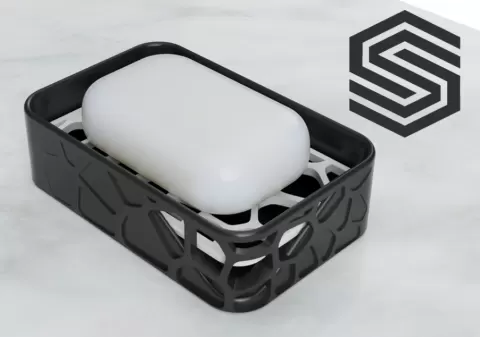 Designer Voronoi Soap dish