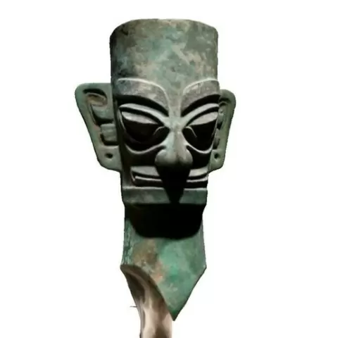 mask from hidden China exhibit