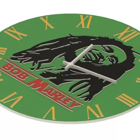 Bob Marley Clock