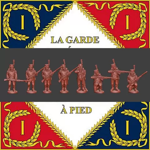 28mm Napoleonic French Light infantry 1805-07 skirmishing by MC Miniatures