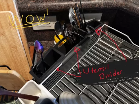 KitchenAid Dish Rack Utensil Divier