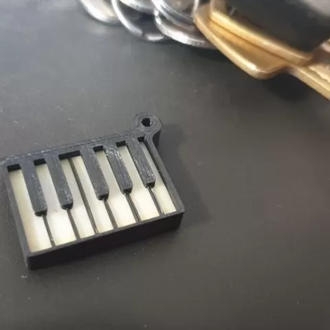 Piano Keyring