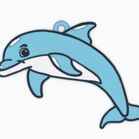 Dolphin keychain