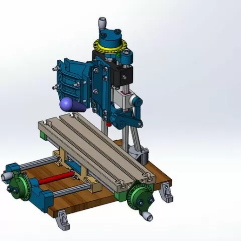 (Drill-Mill Stand for Drill-Machine, Motor (ADDITIONAL) V1.1