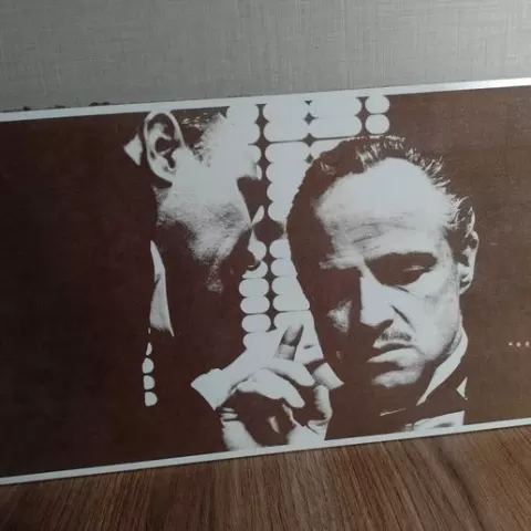 DESIGN OF A DECORATIVE FRAMING of the godfather CNC LASER ENGRAVING