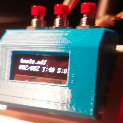 Amiga Gotek OLED Box (High profile with push buttons)