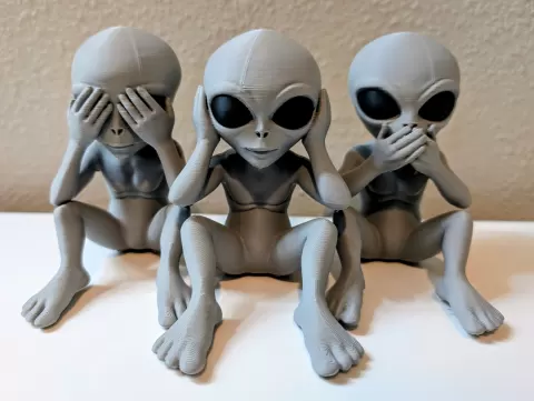 No Evil – Alien Collection (See No Evil, Hear No Evil, Speak No Evil)