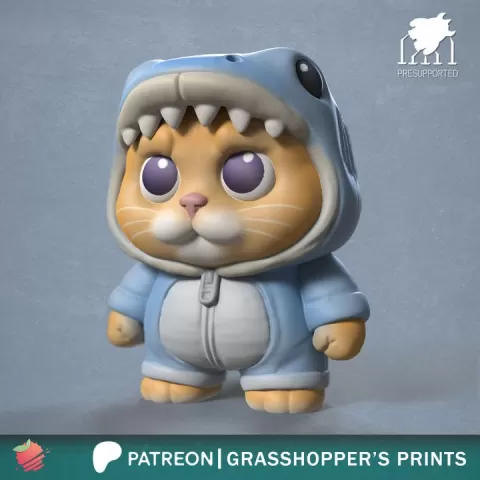 Costumed Cat Shark by Grass Hopper