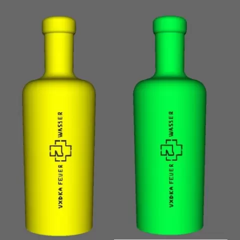lithophanie lamp vodka rammstein