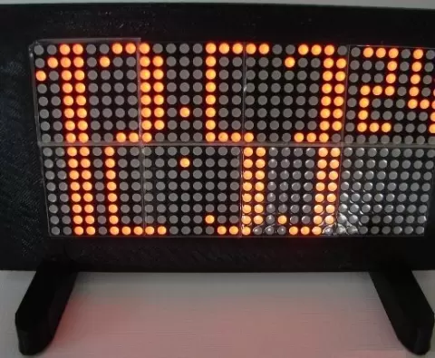 LED matrix stand