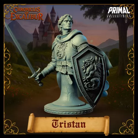 Knight - Tristan - Bust - January 2026 - Chronicles of Excalibur by PRIMAL Collectibles