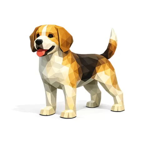 Low Poly Beagle