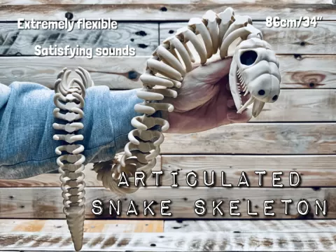 Skeleton Snake - Articulated