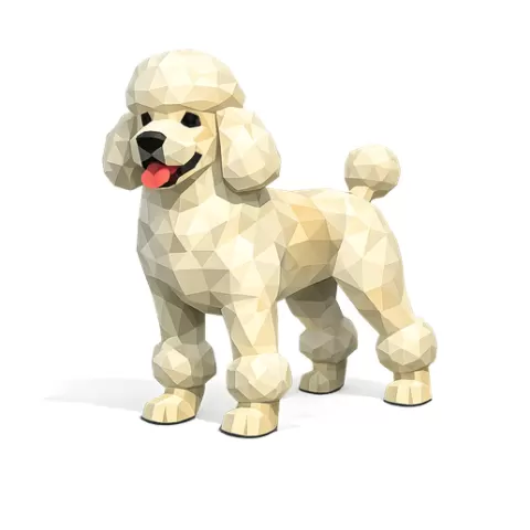 Low Poly Poodle