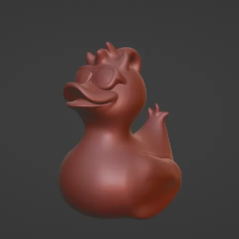 Cool Duck earring
