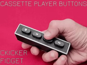 Cassette Buttons Clicker Fidget