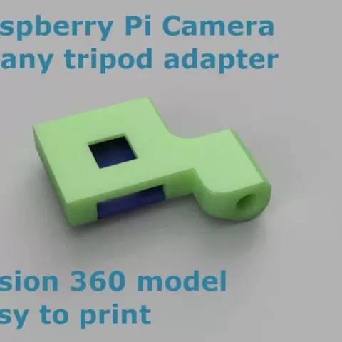 Pi Camera to any tripod adapter (mount)