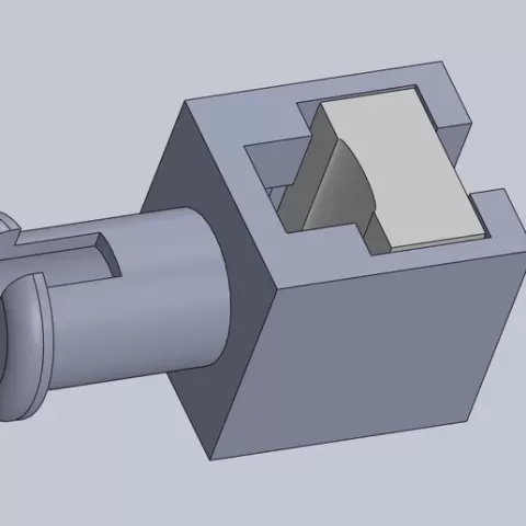 Dishwasher castor
