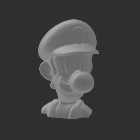 Luigi Head Bust