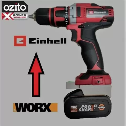 WORX on Einhell Battery adapter