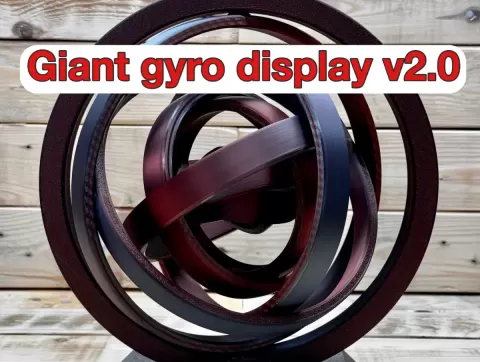 Giant Gyro with Display stand (includes tolerance texts)