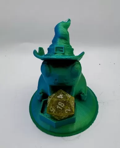Frog Wizard Dice Guardian