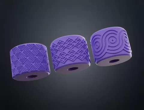 Texture Rollers Art Deco middle Vol.3 (7-9)