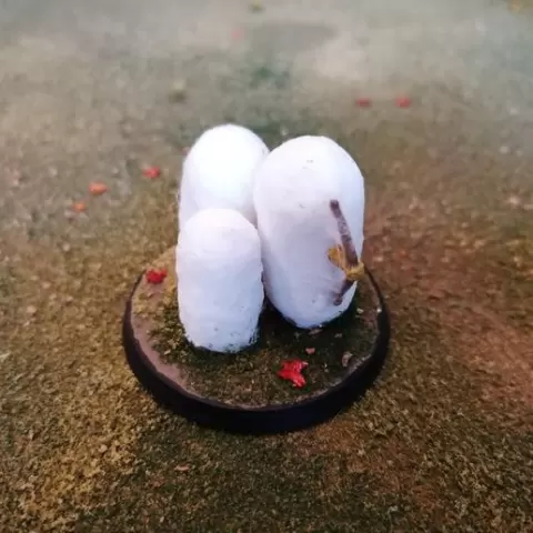 Giant spider cocoon token