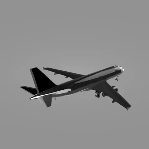 Passenger aircraft model
