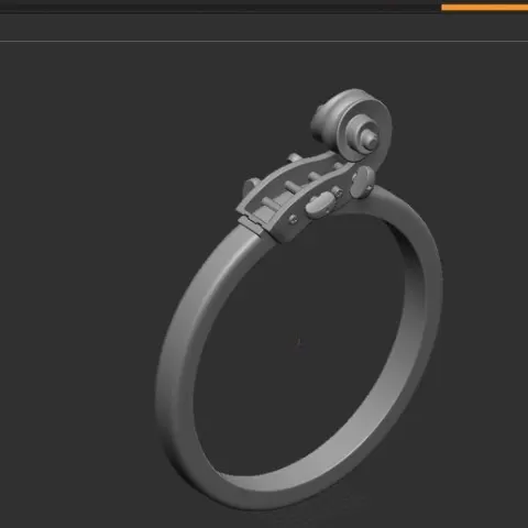 violin ring + pendant