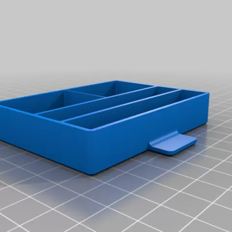 Drawer box with four #8 compartments