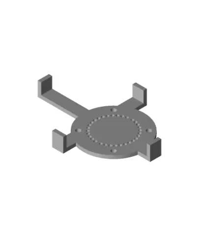 Official pi 4 case fan mod template