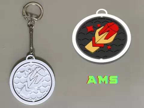 Mage Spinner Keychain – Print in Place
