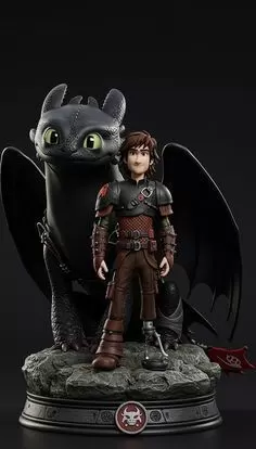 Hiccup and Toothless STL Epic 3D