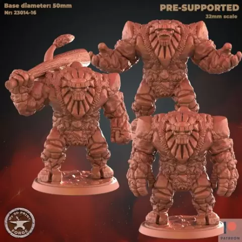 Mountain Giants Three Models