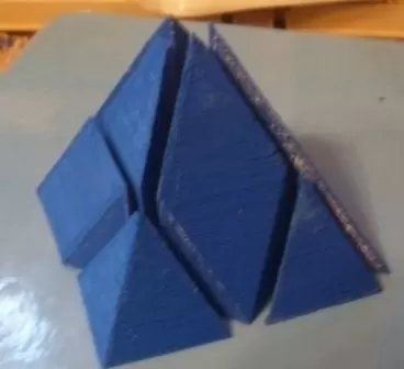 3D Tangram in Pyramid Form