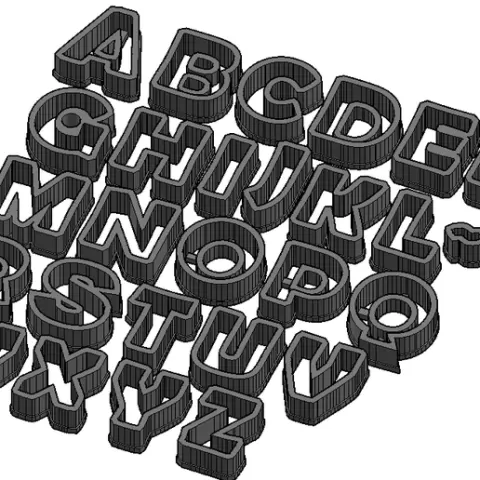 ALPHABET - CUTTER