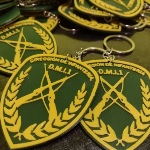 infantry steering keychain