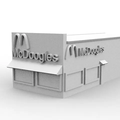 10mm McDoogles 3d model
