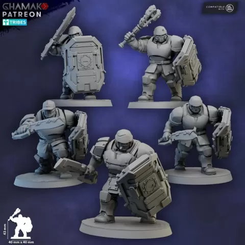 Ogroid Shock Troops (Close Combat) by Ghamak