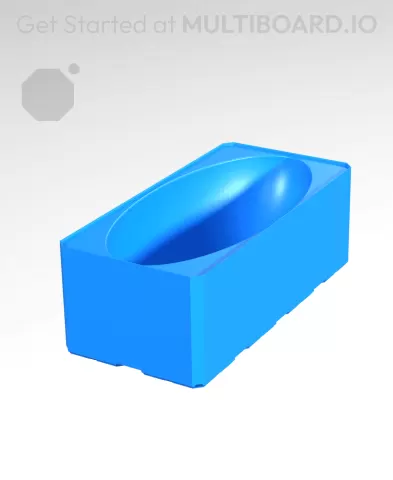 2x4x1·5 CU Bowl - Multibin Insert