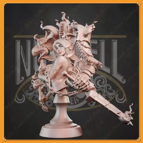 Nutshell Atelier - Death may hurt and save Bust by Nutshell atelier