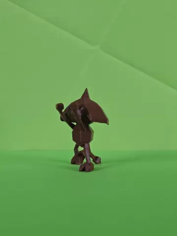 Hitmontop Low Poly Pokemon