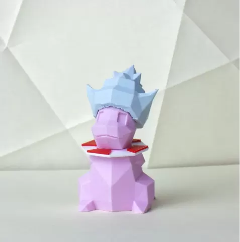 Slowking Low Poly Pokemon