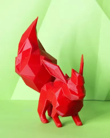 Flareon Low Poly Pokemon