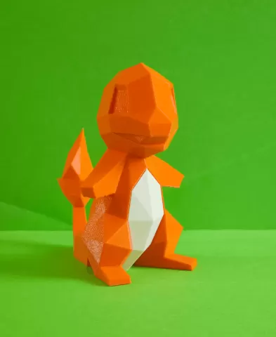 Charmander Low Poly Pokemon