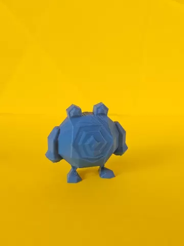 Poliwhirl Low Poly Pokemon